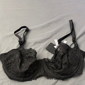 Victoria's Secret Black Lace Underwire Bra